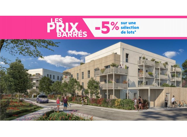 Investissement locatif en Bretagne : programme immobilier neuf pour investir Calypso  Guidel