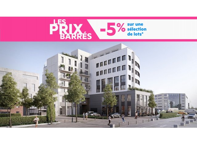 Investissement locatif en Ile-de-France : programme immobilier neuf pour investir Replay  Gennevilliers