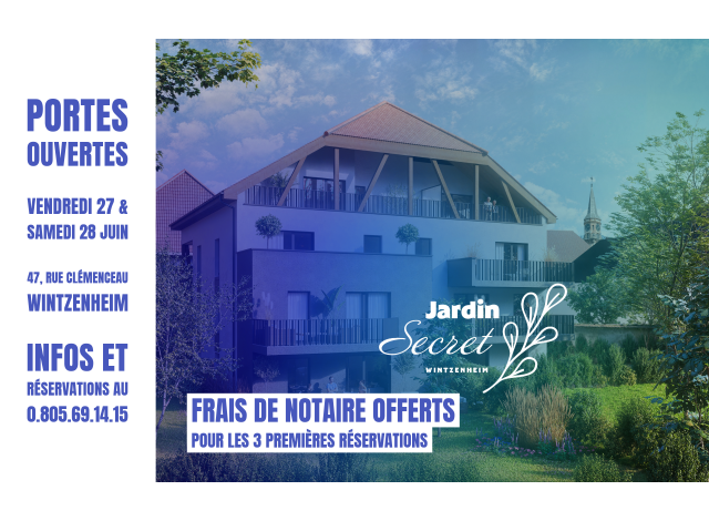 Programme immobilier neuf Jardin Secret  Wintzenheim