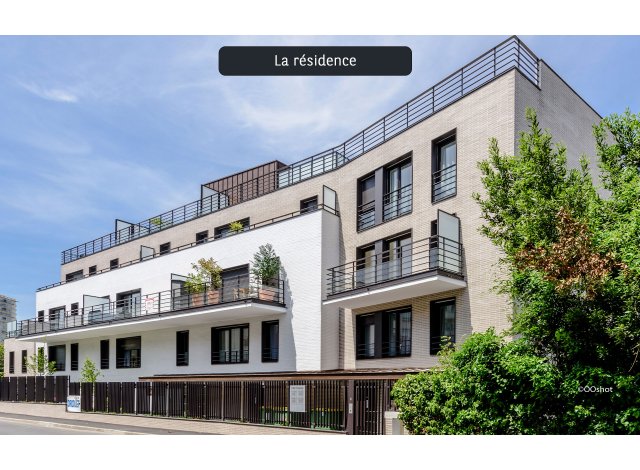 Investissement locatif dans les Hauts de Seine 92 : programme immobilier neuf pour investir Villa Flore  Châtillon