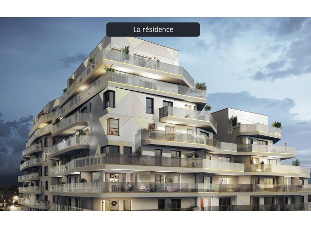 Investissement locatif  Nanterre : programme immobilier neuf pour investir Origami  Rueil-Malmaison