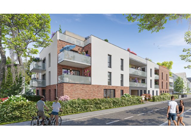 Investissement locatif  Mont-Saint-Aignan : programme immobilier neuf pour investir Symbiose  Déville-lès-Rouen