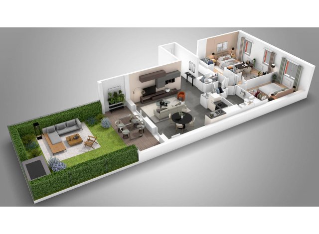 Programme immobilier neuf Violette des Faubourgs / Minime Lautrec à Toulouse