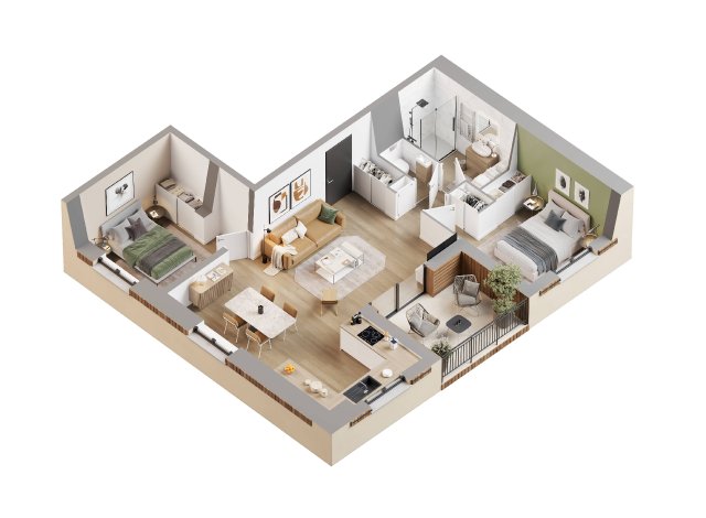 Appartement neuf Villaz