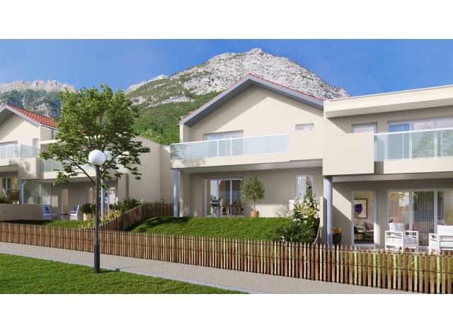 Programme immobilier neuf Les Jardins d'Hestia - Maisons Jum k � Saint-Paul-de-Varces