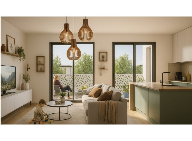 Programme neuf Patio Village - Tva 5, 5% à Vaulx-en-Velin