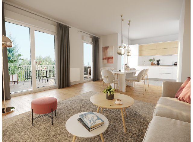 Investissement locatif en Ile-de-France : programme immobilier neuf pour investir L'Orangerie  Colombes