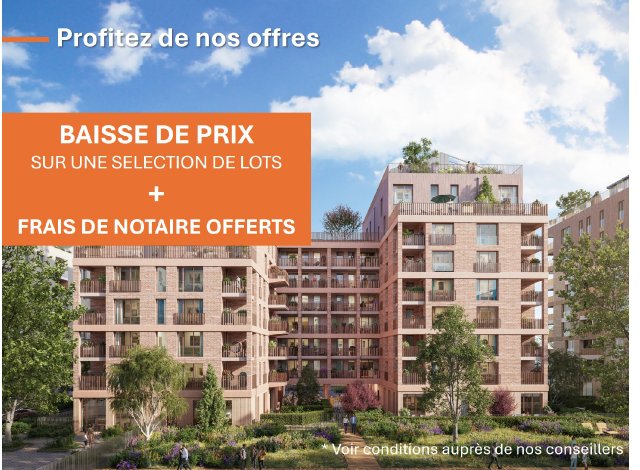 Investissement locatif  Alfortville : programme immobilier neuf pour investir Barbara  Orly