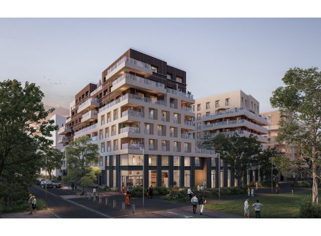 Investissement locatif dans le Val de Marne 94 : programme immobilier neuf pour investir Flora  Boissy-Saint-Léger