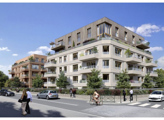 Investissement locatif  Asnires-sur-Seine : programme immobilier neuf pour investir Les Terrasses Bel Air  Colombes