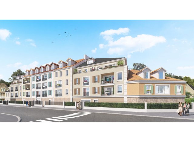 Investissement locatif en Ile-de-France : programme immobilier neuf pour investir Coeur Chantereine  Brou-sur-Chantereine