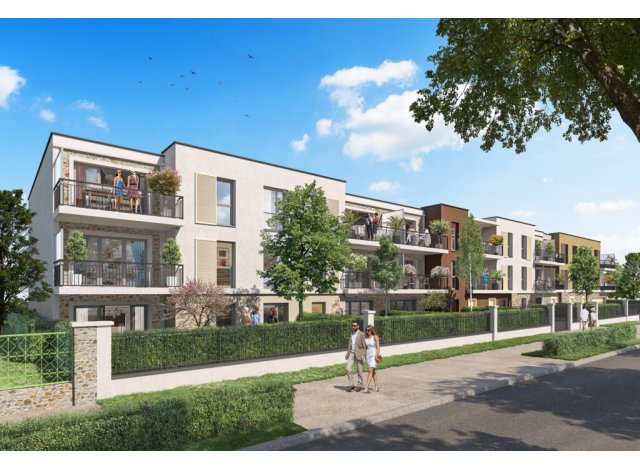 Investissement locatif  Chessy : programme immobilier neuf pour investir Les Jardins de Courtin  Pomponne