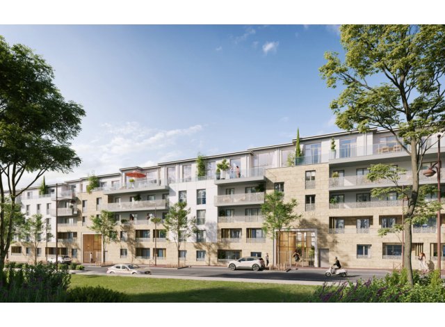 Investissement locatif dans les Hauts de Seine 92 : programme immobilier neuf pour investir Les Jardins de la Roseraie  Châtenay-Malabry