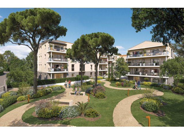 Investissement locatif en Paca : programme immobilier neuf pour investir Les Jardins de Novaia  Draguignan