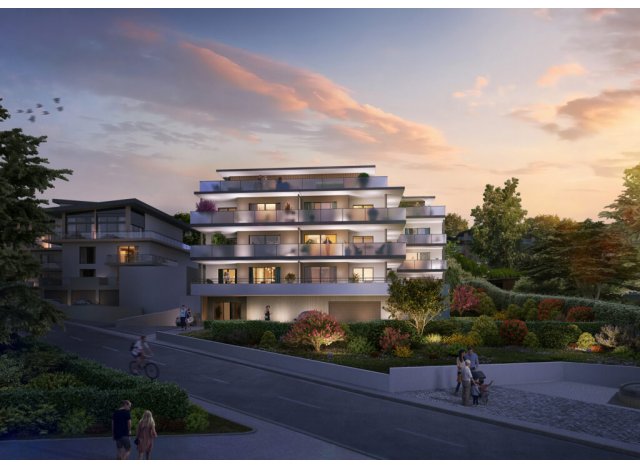 Investissement locatif  Thonon-les-Bains : programme immobilier neuf pour investir Green View  Evian-les-Bains