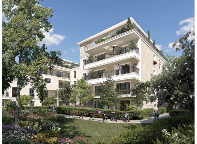 Investissement locatif en Ile-de-France : programme immobilier neuf pour investir Les Jardins de la Chatellenie  Montfermeil