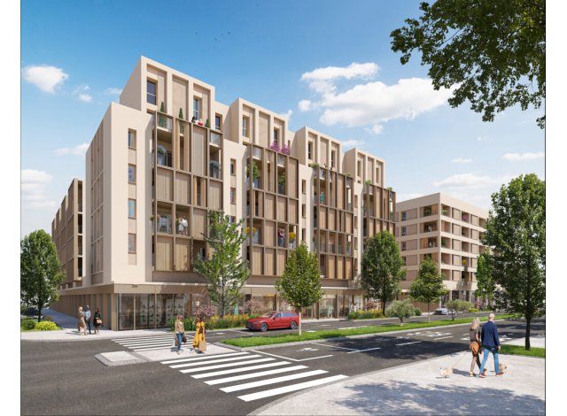 Investissement locatif  Villeurbanne : programme immobilier neuf pour investir Renouvaulx  Vaulx-en-Velin