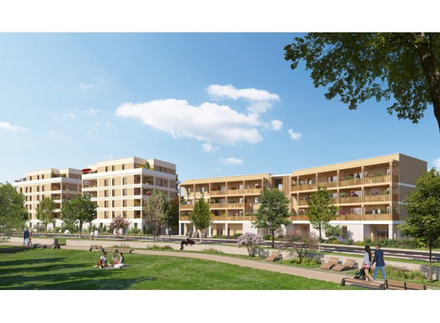 Investissement locatif en Haute-Savoie 74 : programme immobilier neuf pour investir Côté Géline  Annemasse