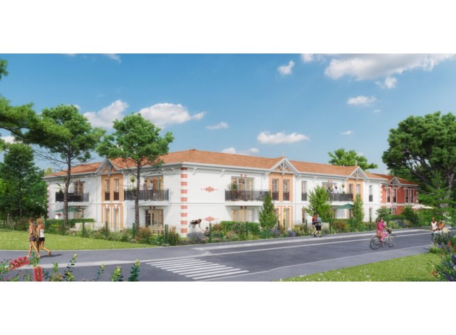 Investissement locatif en Aquitaine : programme immobilier neuf pour investir Villas des Deux Pins  Gujan-Mestras