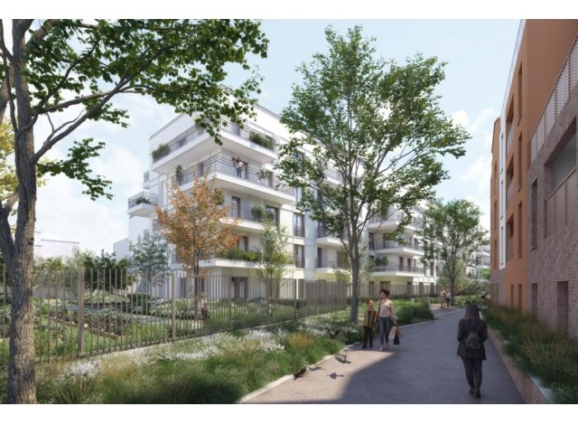 Investissement locatif en Ile-de-France : programme immobilier neuf pour investir Les Allées du Parc  Aubervilliers