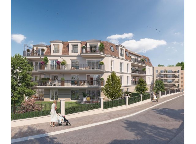 Investissement locatif  Chartres : programme immobilier neuf pour investir Esprit Village  Montlhéry