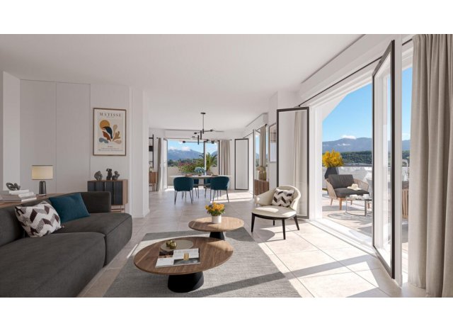 Investissement locatif  Valdahon : programme immobilier neuf pour investir Le Bel Air  Thonon-les-Bains