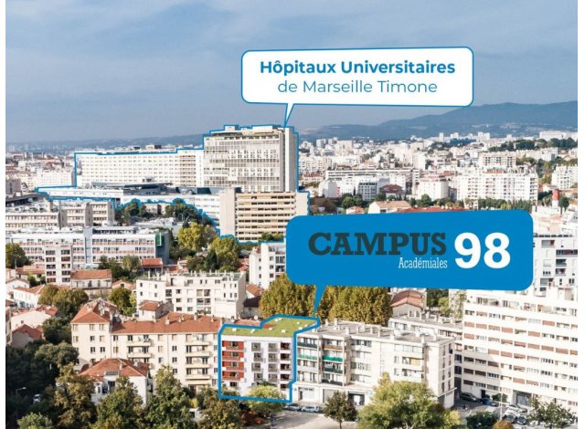 Programme immobilier neuf Campus 98  Marseille 5ème