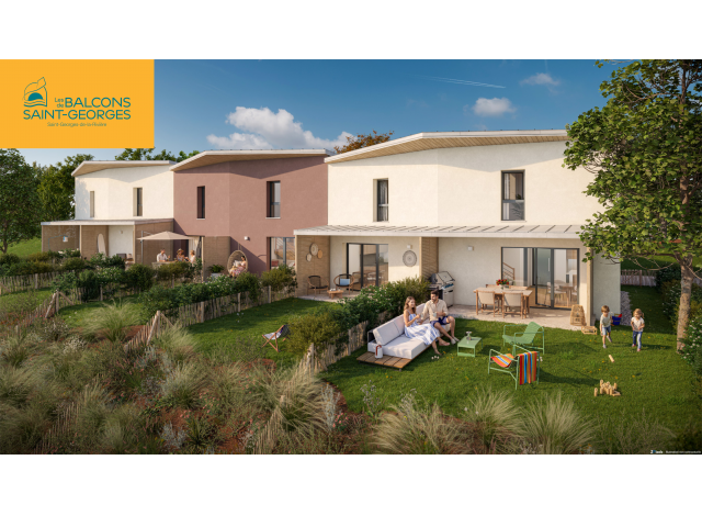 Programme immobilier avec maison ou villa neuve Les Balcons de Saint Georges à Saint-Georges-de-la-Rivière