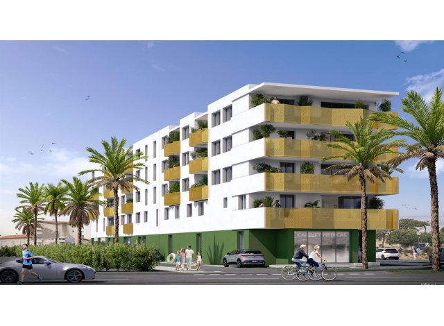 Investissement locatif en Languedoc-Roussillon : programme immobilier neuf pour investir Résidence Annibal  Le Barcares