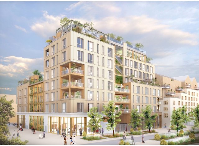 Investissement locatif  Sotteville-ls-Rouen : programme immobilier neuf pour investir Eco Quartier Flaubert  Rouen