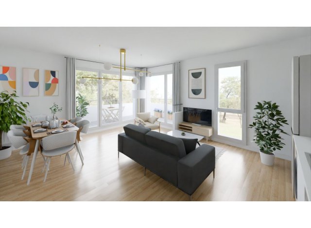 Investissement locatif à Noisy-le-Sec : programme immobilier neuf pour investir VILLA DU PARC à Aulnay-sous-Bois