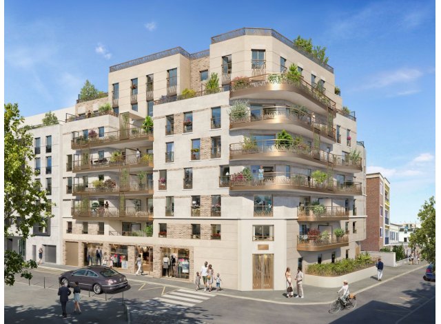 Investissement locatif à Paris 16ème : programme immobilier neuf pour investir EVIDENCE à Colombes
