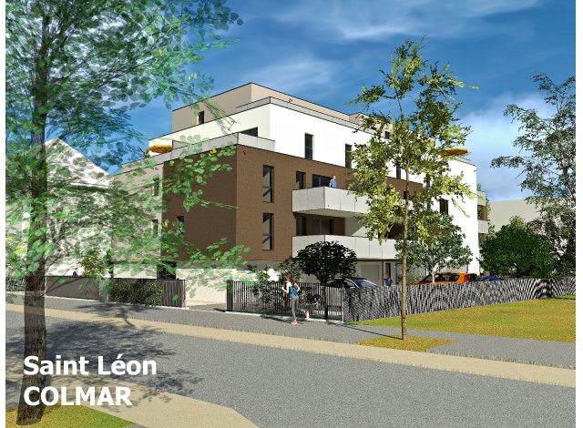 Investissement locatif en Alsace : programme immobilier neuf pour investir Saint Léon  Colmar