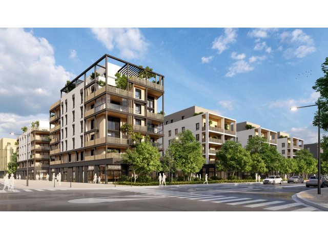 Investissement locatif en Rhne-Alpes : programme immobilier neuf pour investir Nexus  Décines-Charpieu