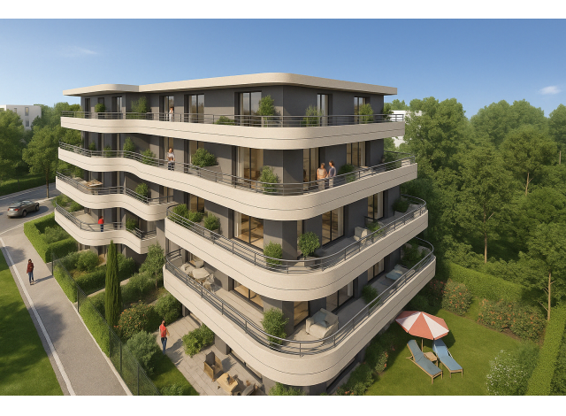 Investissement locatif � Collioure : programme immobilier neuf pour investir Standing : Quartier Eureka � Castelnau-le-Lez