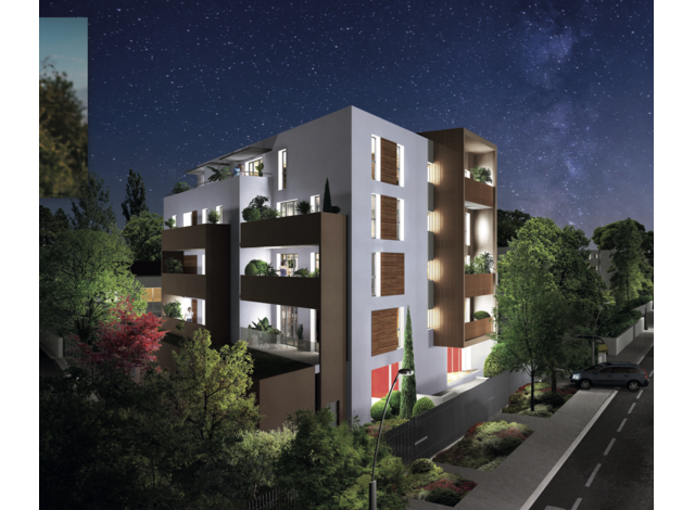 Investissement locatif  Clapiers : programme immobilier neuf pour investir Zebra  Montpellier