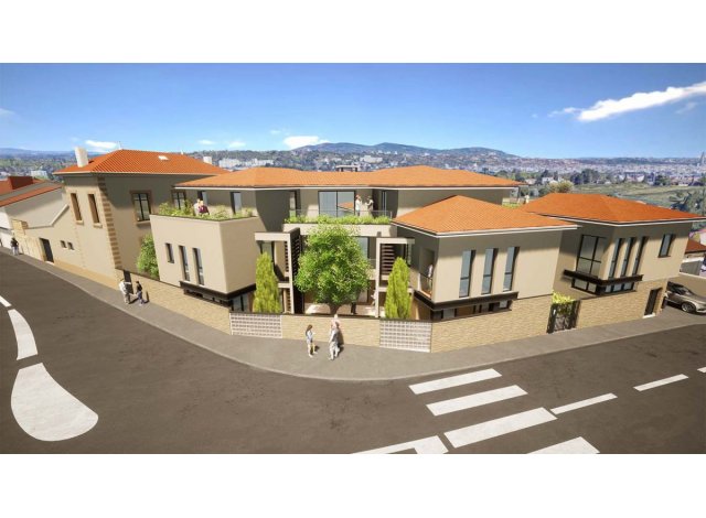 Investissement locatif  Saint-tienne : programme immobilier neuf pour investir DEMEURE VISINA  Irigny