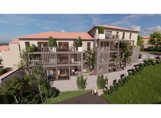 Investissement locatif  Saint-tienne : programme immobilier neuf pour investir Résidence Artmony  Charly