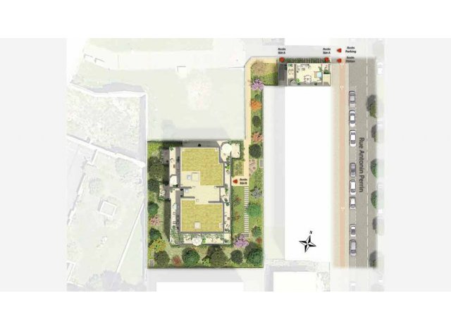 Programme immobilier neuf Coeur Balzac � Villeurbanne