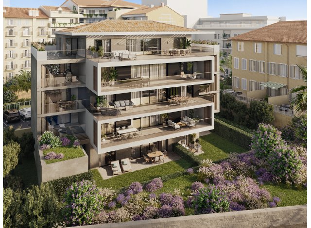 Investissement locatif  Frjus : programme immobilier neuf pour investir Villa Saint Honorat  Cannes