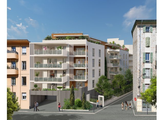 Investissement locatif  Cagnes-sur-Mer : programme immobilier neuf pour investir Casteu Beaumont  Nice