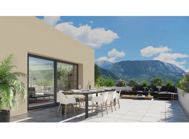 Investissement locatif en Haute-Savoie 74 : programme immobilier neuf pour investir Cime'O  Cluses